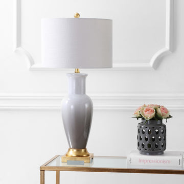 Dip Dye 31.5" Ceramic LED Table Lamp - JONATHAN Y